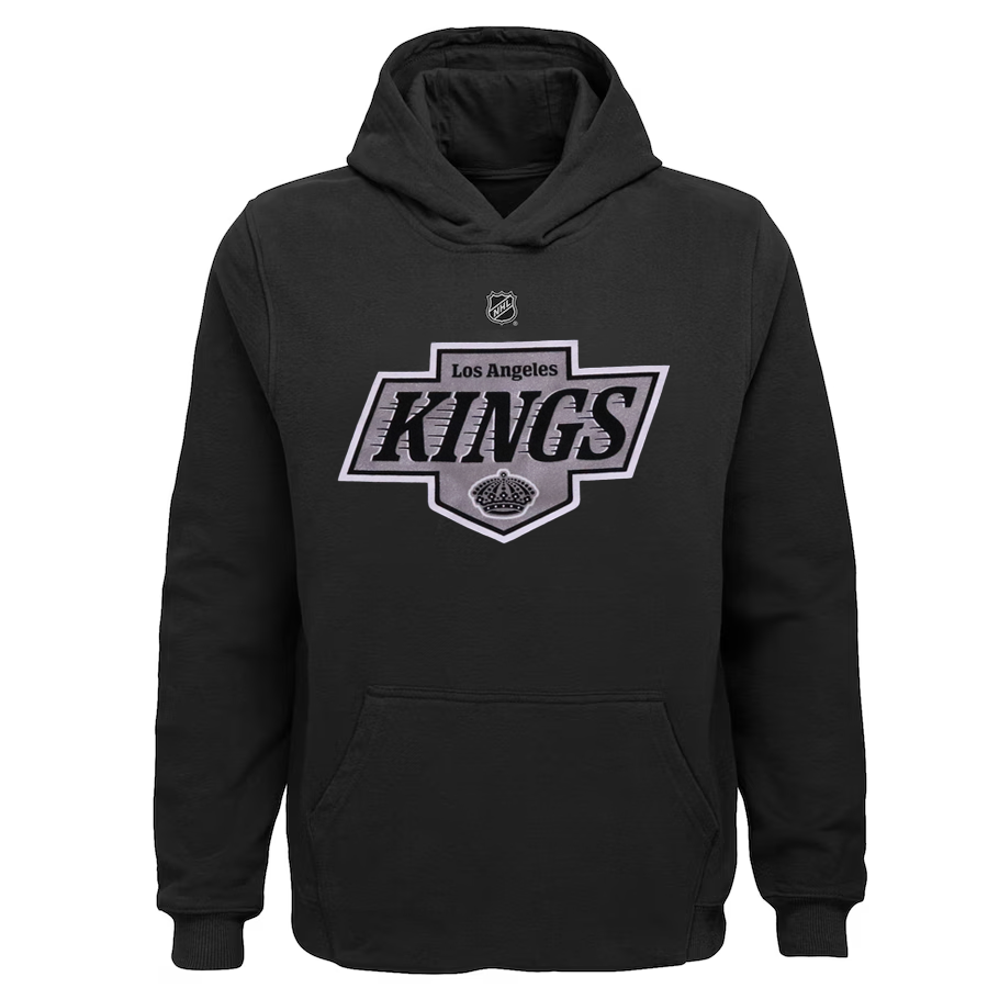 LA Kings Youth 2024 Primary Logo Black Hoodie