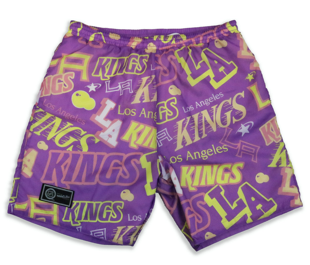 LA Kings Mitchell & Ness Stateside Pastel Reversible Shorts