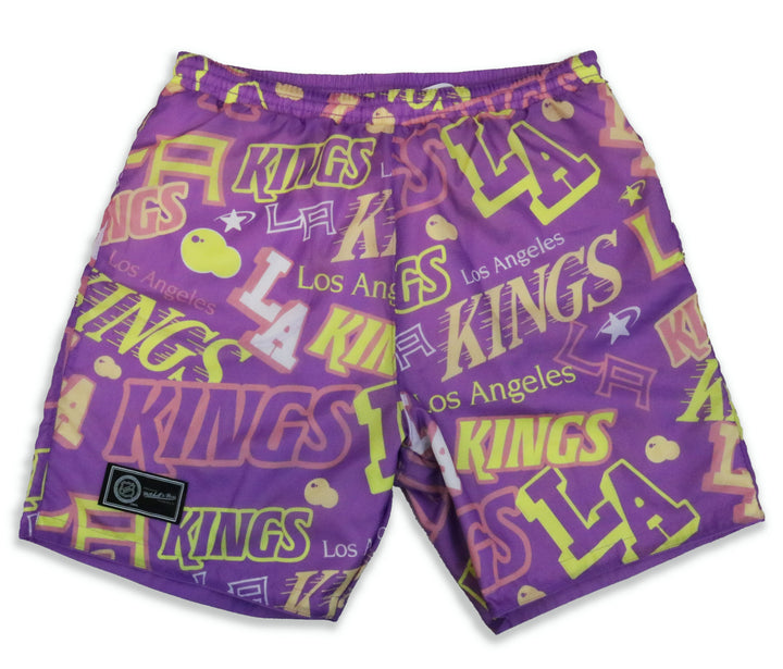 LA Kings Mitchell & Ness Stateside Pastel Reversible Shorts