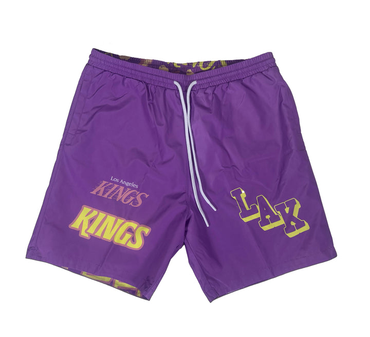 LA Kings Mitchell & Ness Stateside Pastel Reversible Shorts