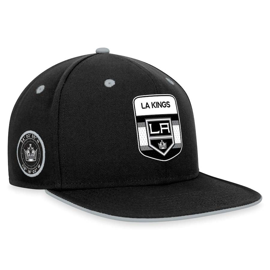 NHL Los Angeles Kings 2023-2024 Authentic Pro Draft Snapback Hat, Men's, Black