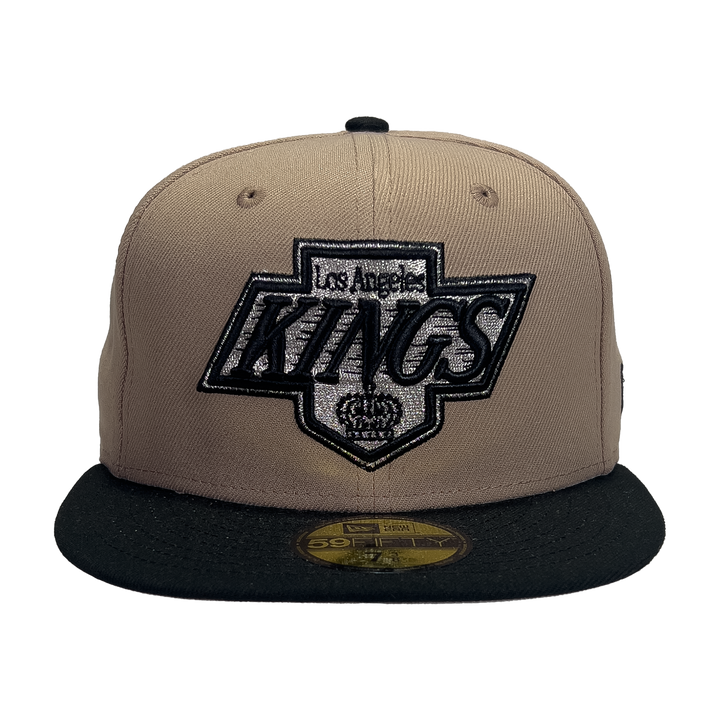 LA Kings EG 5950 Camel Black Two Tone Chevy Logo Fitted