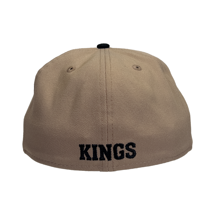 LA Kings EG 5950 Camel Black Two Tone Chevy Logo Fitted