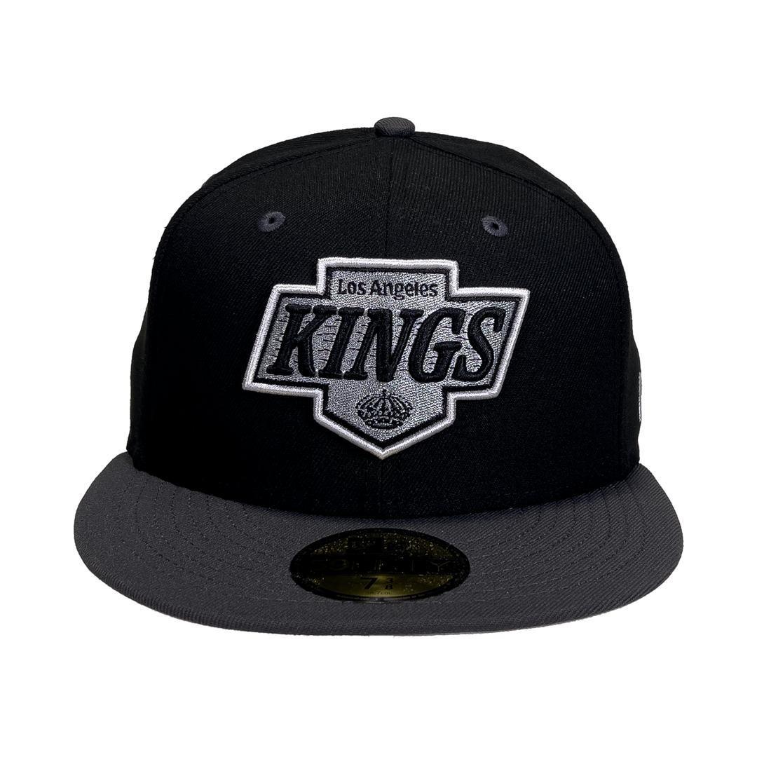LA Kings 5950 Chevy Logo 24 Black Grey Fitted