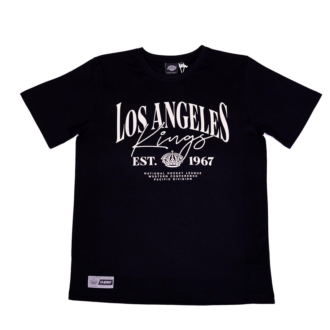 LA Kings Script Crown SS Tee