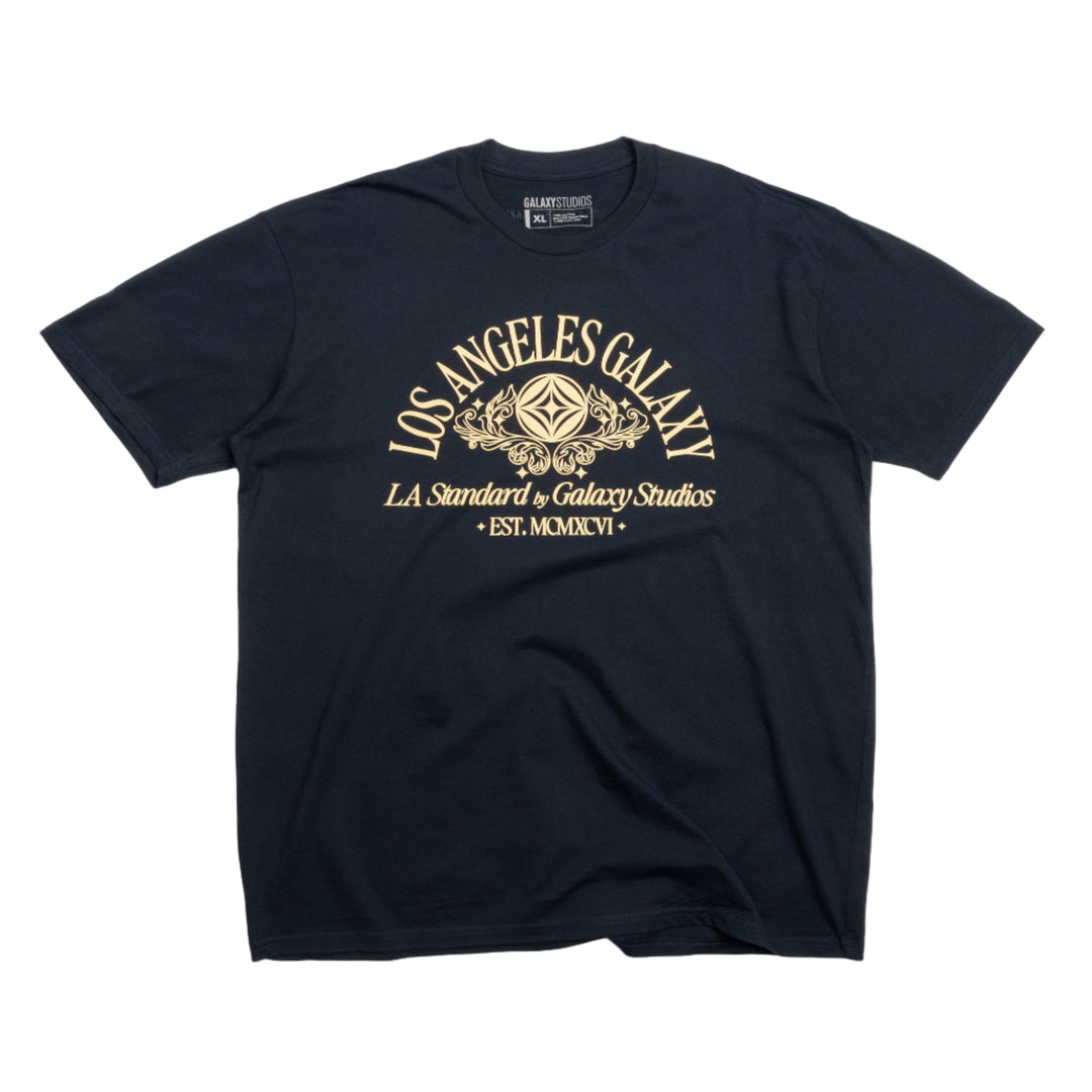 LA Galaxy x LA Standard Academy Arch Short Sleeve Tee - Navy