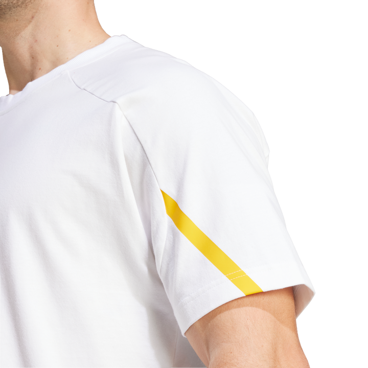 LA Galaxy 2024 adidas Angeleno Travel White T-Shirt