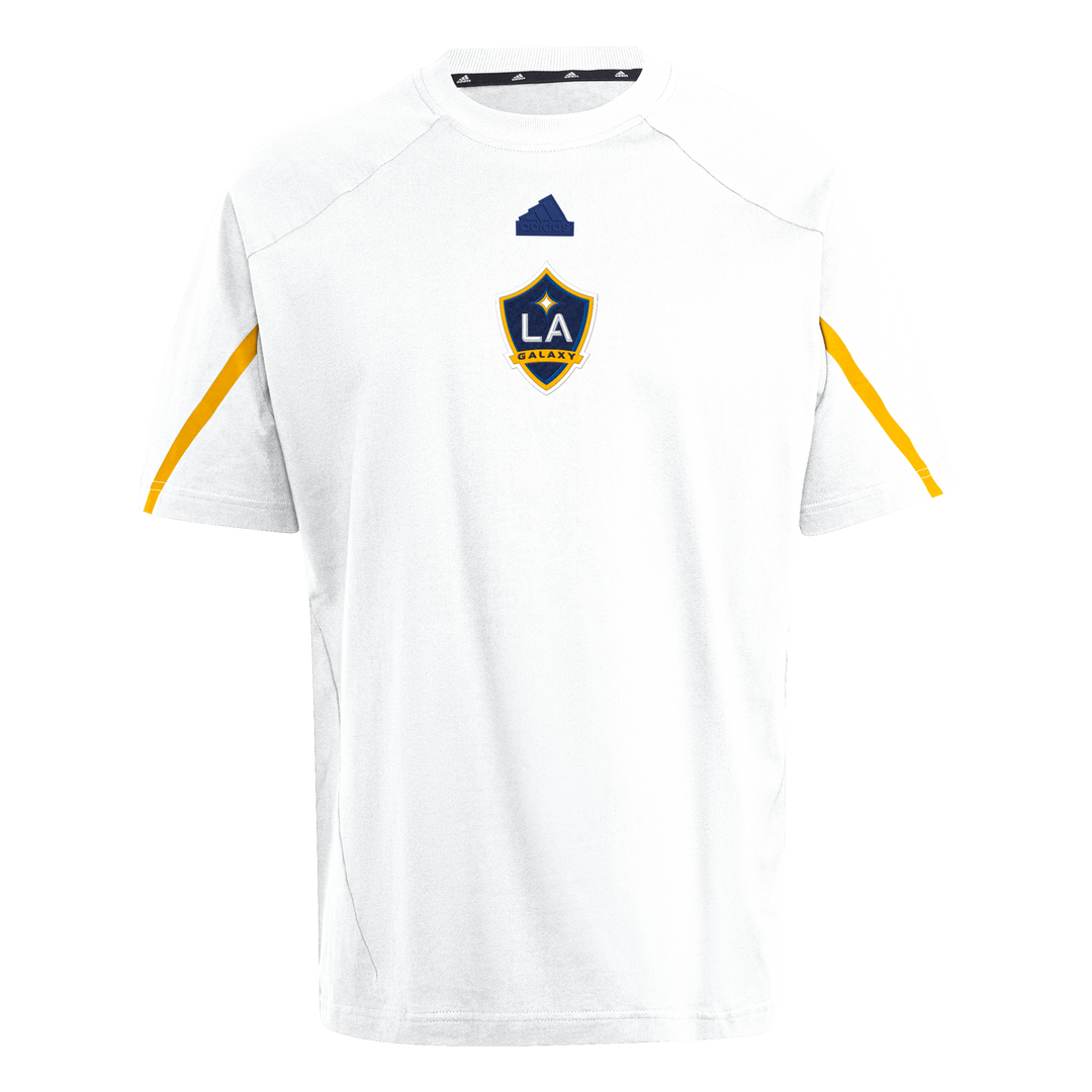 LA Galaxy 2024 adidas Angeleno Travel White T-Shirt
