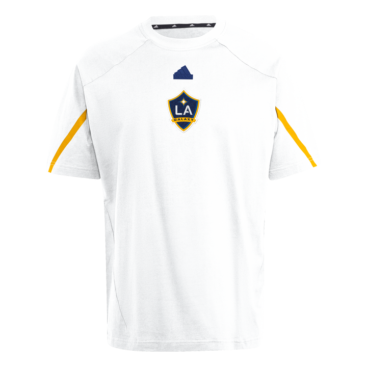 LA Galaxy 2024 adidas Angeleno Travel White T-Shirt