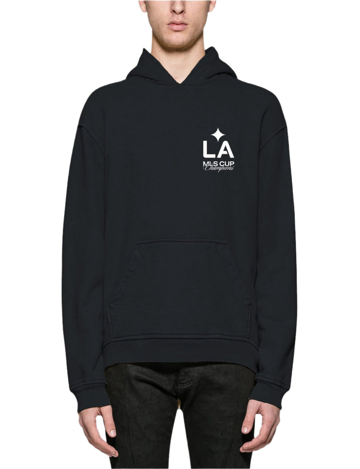 LA GALAXY 2024 6X CHAMPS BLACK HOODIE
