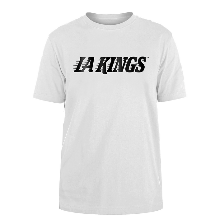 LA Kings New Era Wordmark White Short Sleeve T-Shirt