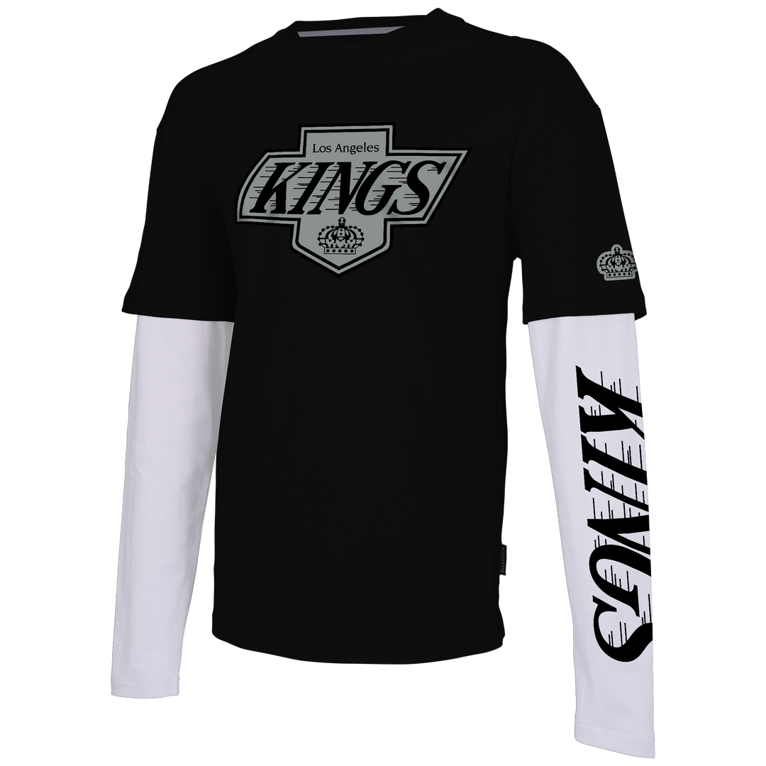 LA Kings Stadium Essentials NHL Spectator Black Long Sleeve Shirt