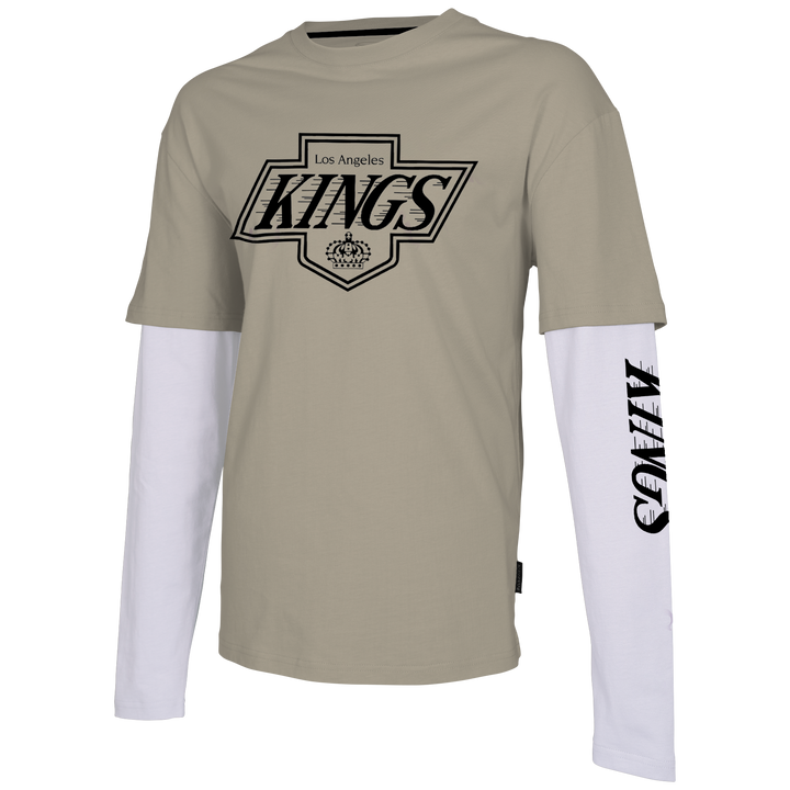 LA Kings Stadium Essentials NHL Status Beige Long Sleeve Shirt