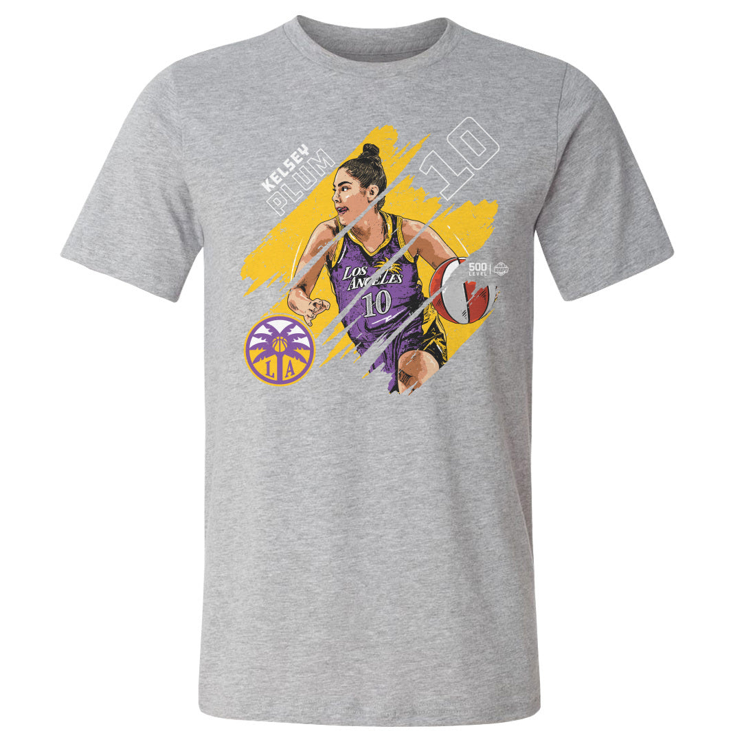 Kelsey Plum Los Angeles Sparks Stripes WHT