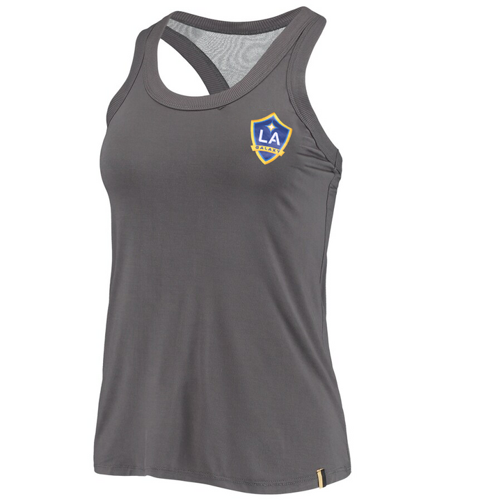 LA Galaxy Women's Wild Collective Grey Athleisure Tank Top