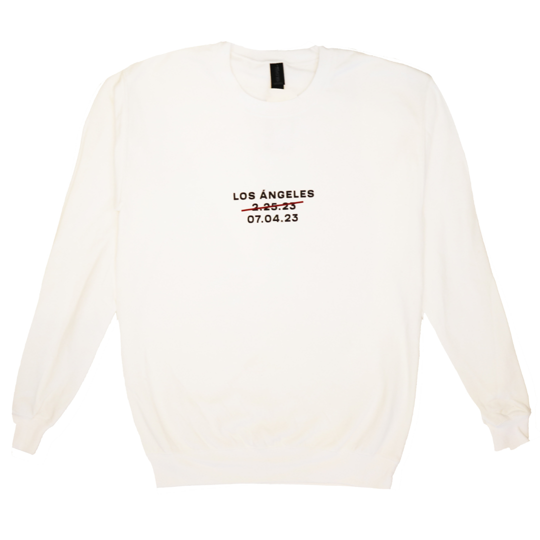 Galaxy print top crew neck