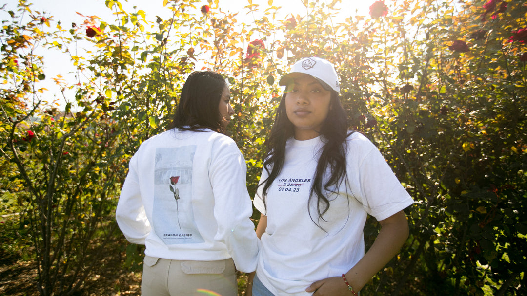 LA Galaxy 2023 Newspaper White Crewneck
