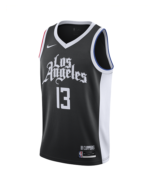 Nike Los Angeles Clippers Paul George Jersey Boys XL Black City Edition New
