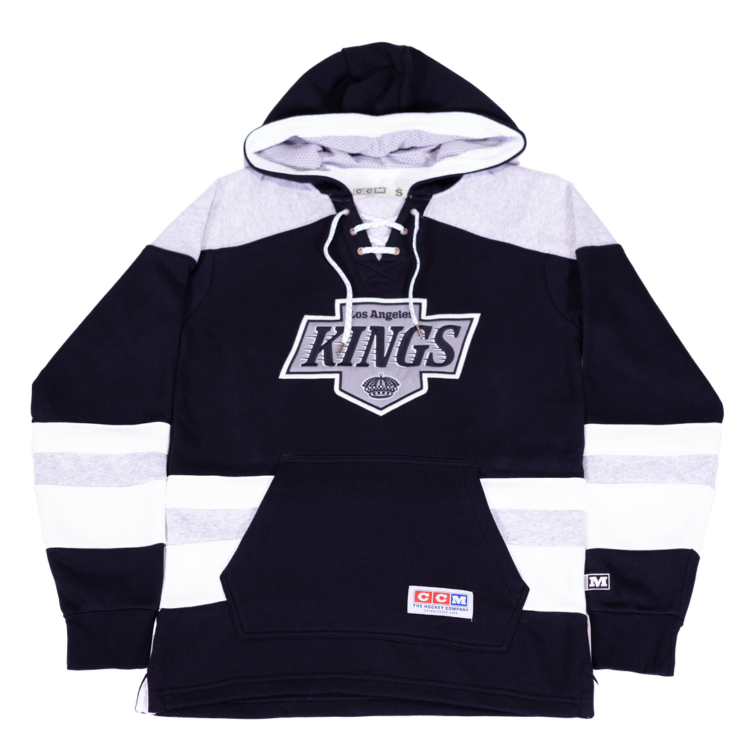 LA Kings CCM Jersey Black Pullover Hoodie