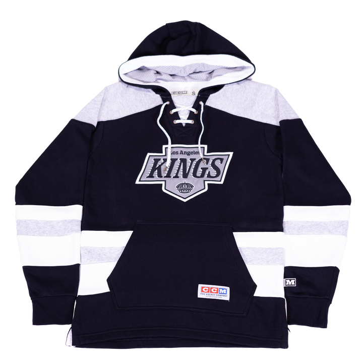 LA Kings CCM Jersey Black Pullover Hoodie