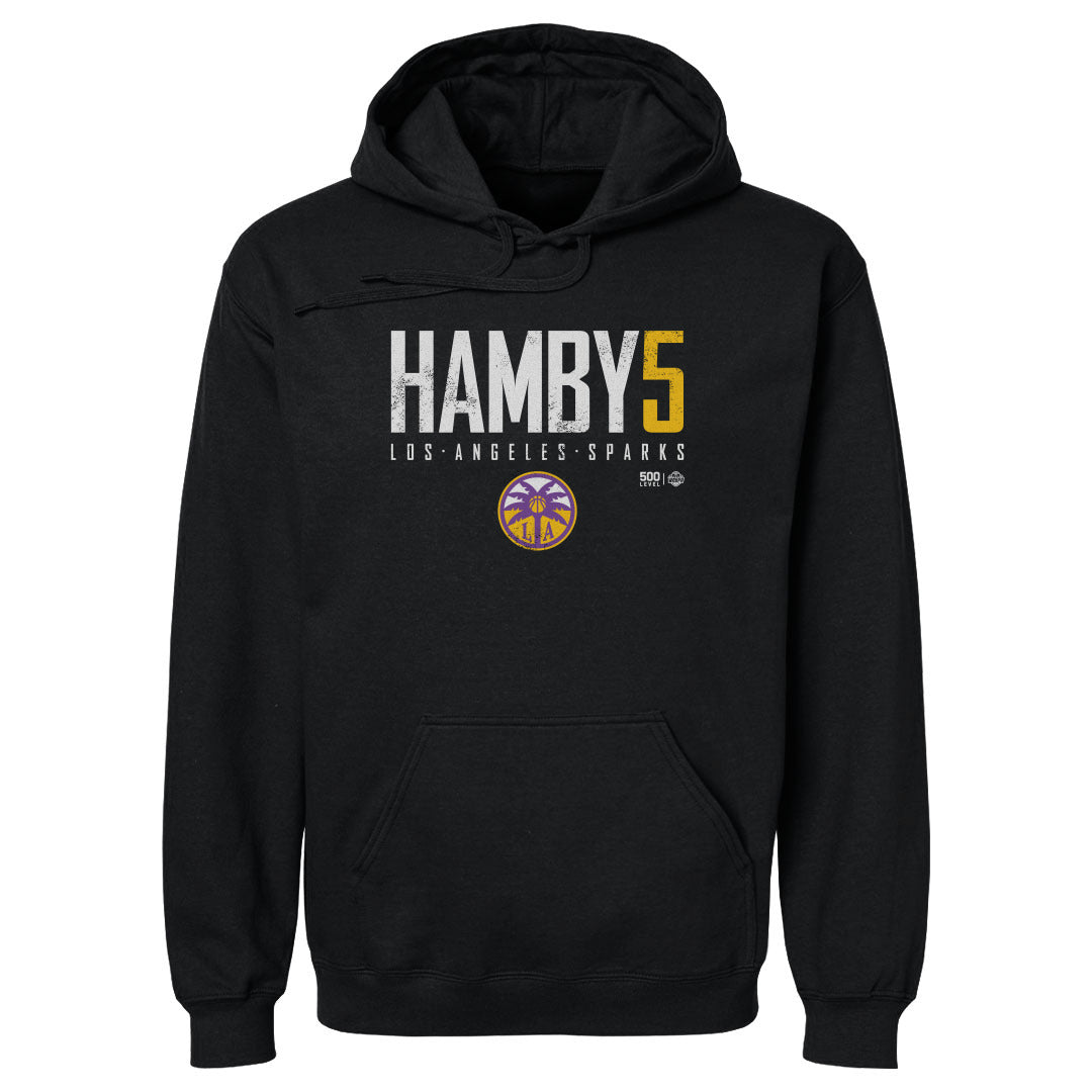 Dearica Hamby Los Angeles Sparks Elite WHT