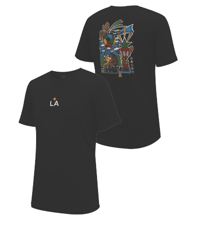 LA Galaxy 2023 Stadium Essentials Bam Marley Black T-Shirt