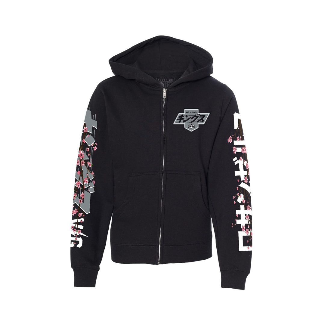 KINGS X JAPANESE YOUTH FULL ZIP HOODIE