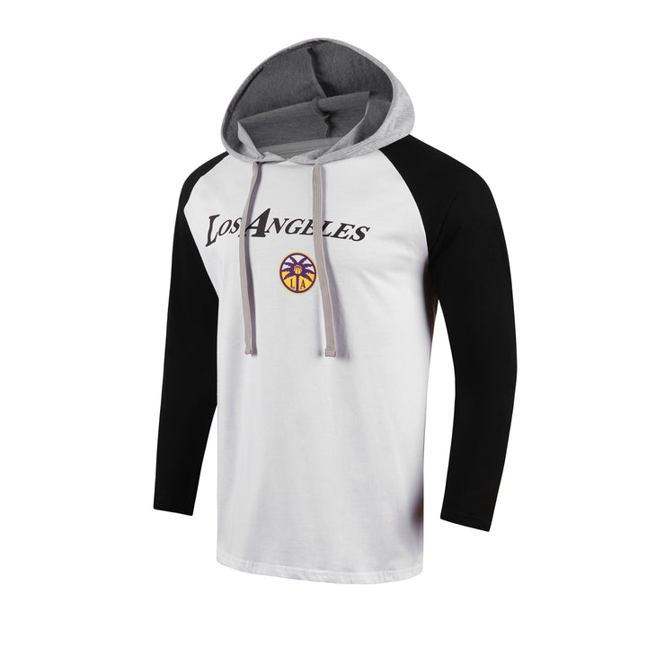 SPARKS WNBA TERRACE LS Hood Tee