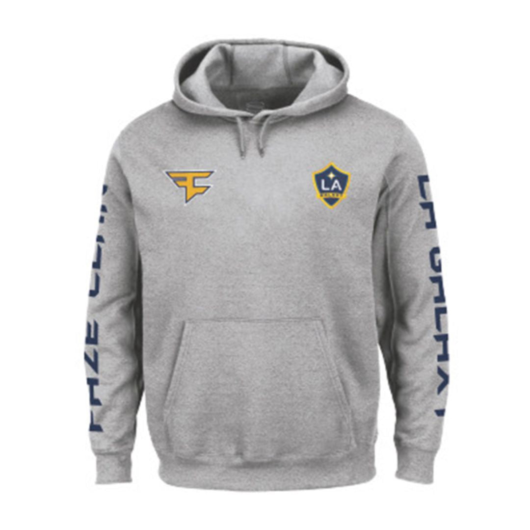 LA GALAXY 2023 FAZE CLAN GREY HOODIE