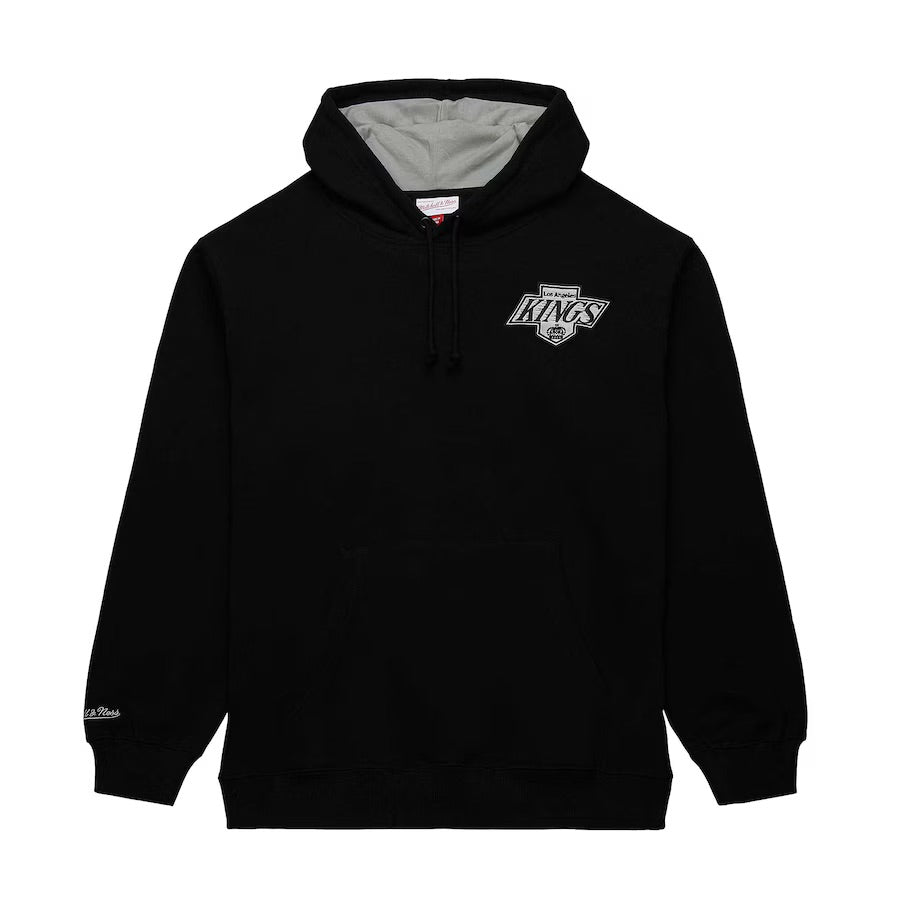 Wayne Gretzky LA Kings Mitchell & Ness Chevy Logo Premium Fleece Black Hoodie