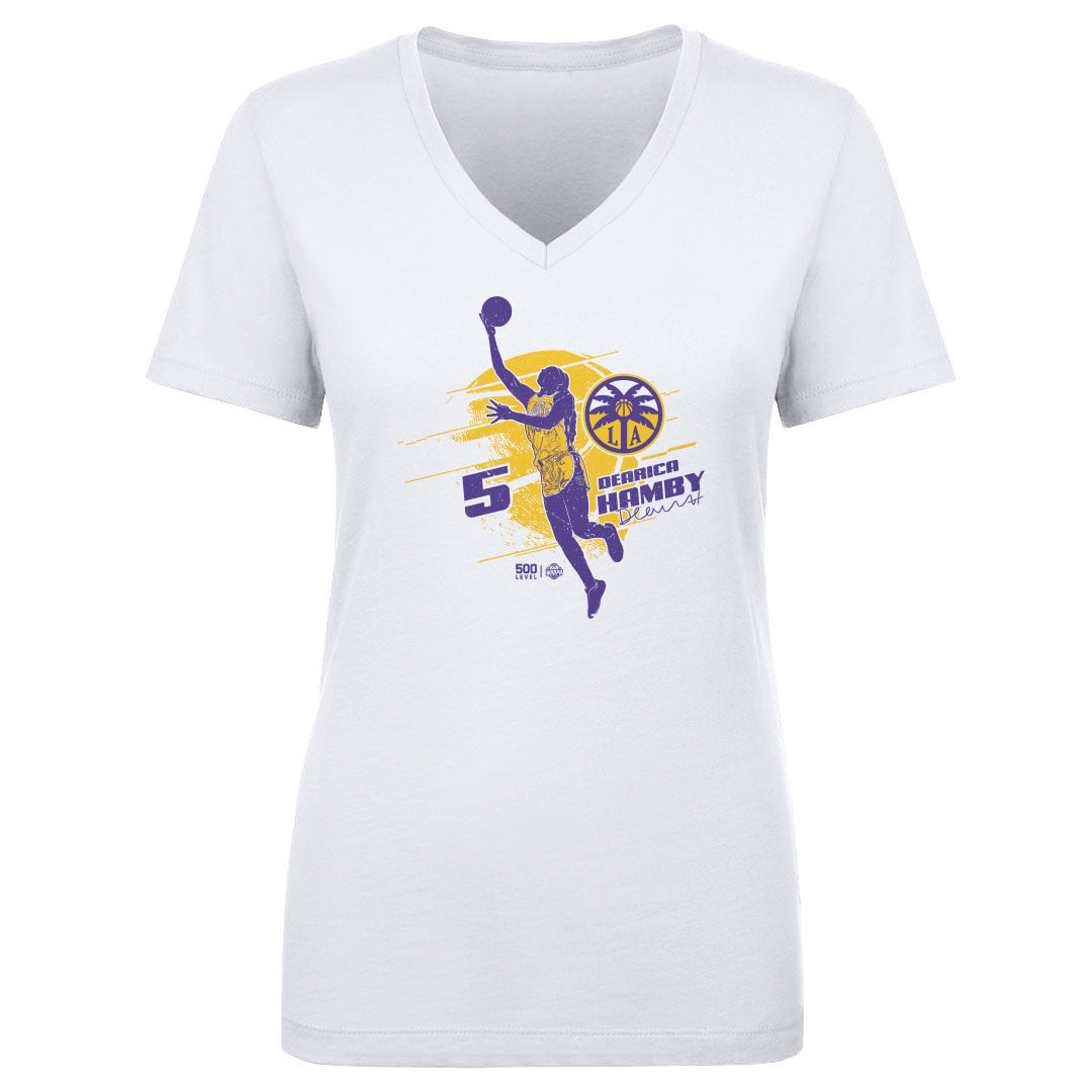 Dearica Hamby Los Angeles Sparks Silhouette