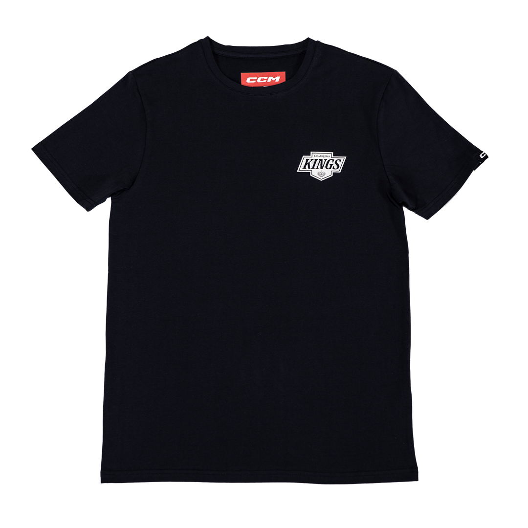 LA Kings FB Chevy Logo Black Short Sleeve Tee