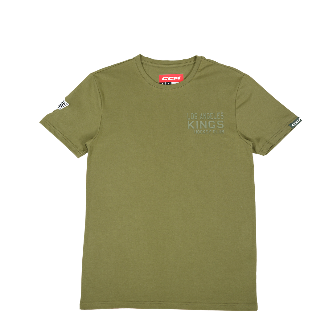 LA Kings LA Hockey Club Olive Short Sleeve Tee