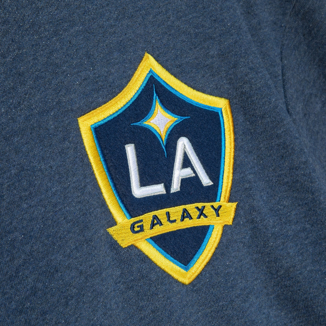 LA Galaxy 2022 Mitchell & Ness MLS Classic French Terry Navy Hoodie