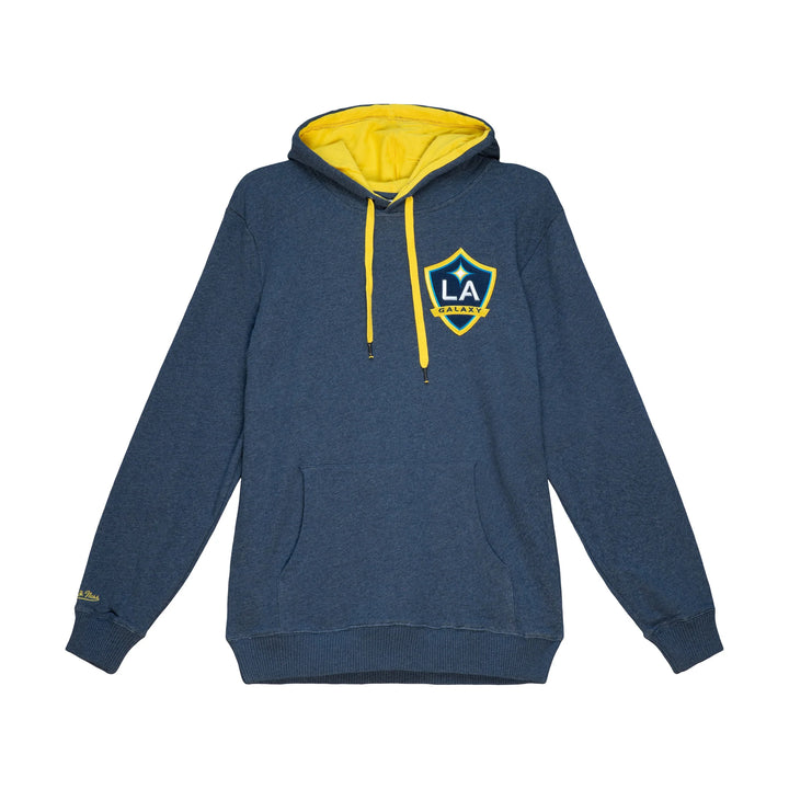 LA Galaxy 2022 Mitchell & Ness MLS Classic French Terry Navy Hoodie