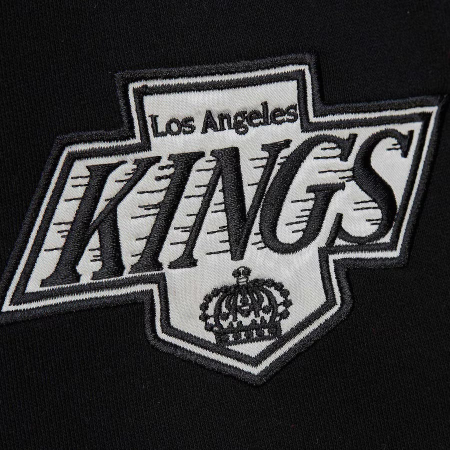 Wayne Gretzky LA Kings Mitchell & Ness Chevy Logo Premium Fleece Black Hoodie
