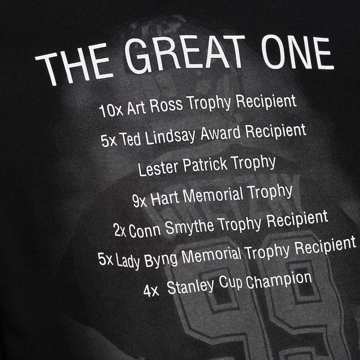 Wayne Gretzky LA Kings Mitchell & Ness Chevy Logo Premium Fleece Black Hoodie