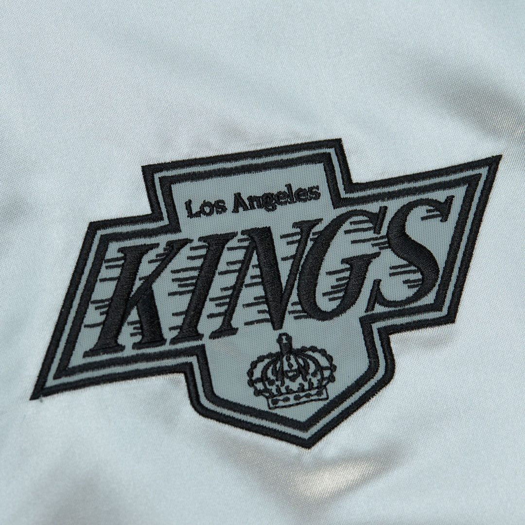 LA Kings Mitchell & Ness OG 2.0 Lightweight Chevy Logo Satin Jacket