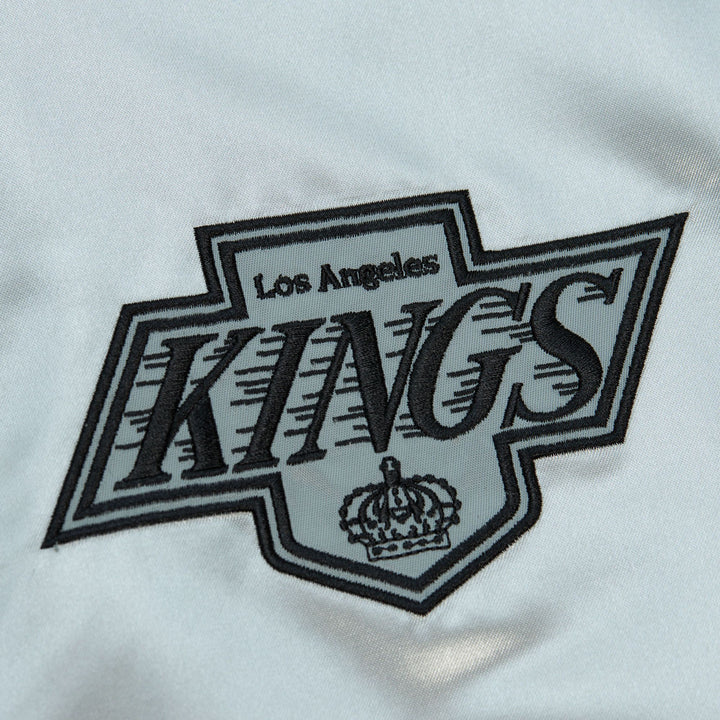 LA Kings Mitchell & Ness OG 2.0 Lightweight Chevy Logo Satin Jacket