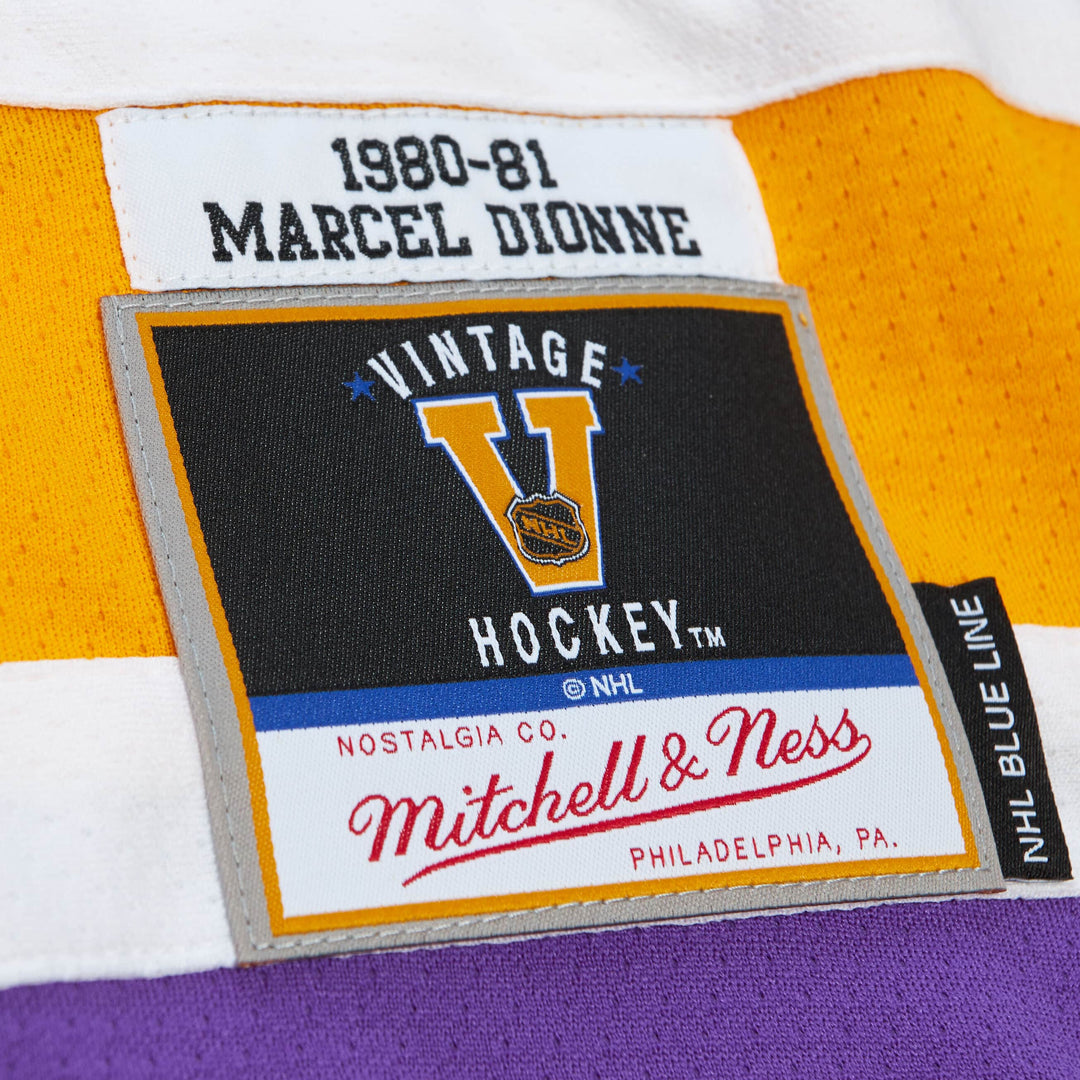 KINGS NHL 1980 MARCEL DIONNE CROWN JERSEY