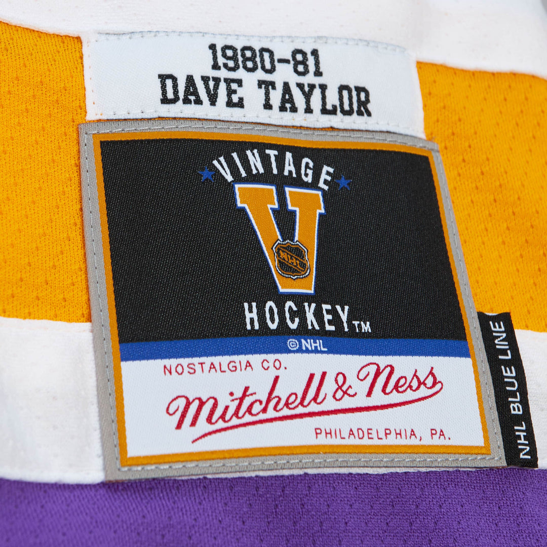 KINGS NHL 1980 DAVE TAYLOR CROWN JERSEY