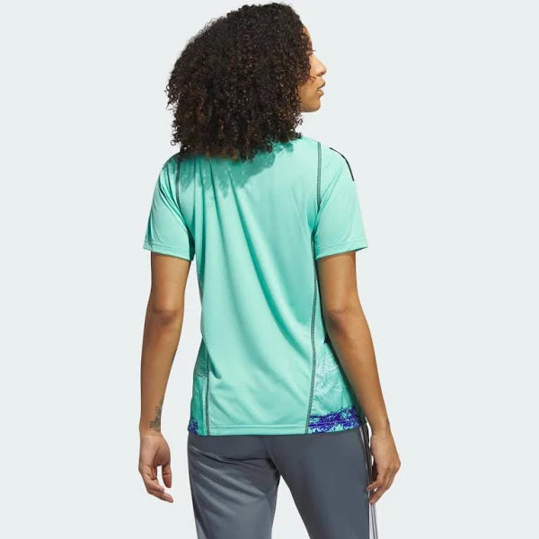 LA Galaxy Women's 23 adidas Teal One Planet Jersey