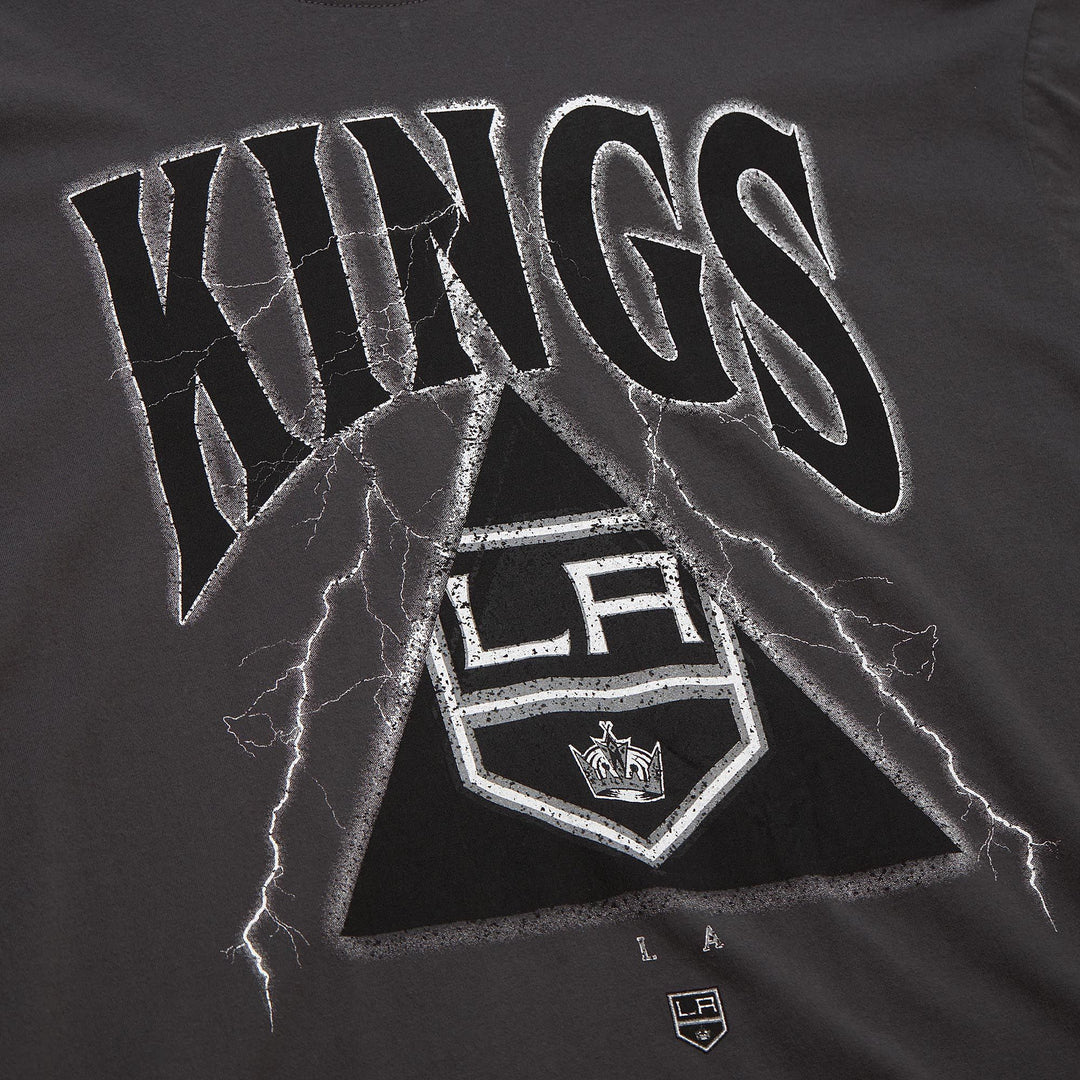 LA Kings Women's Mitchell & Ness NHL Gray Boyfriend T-Shirt