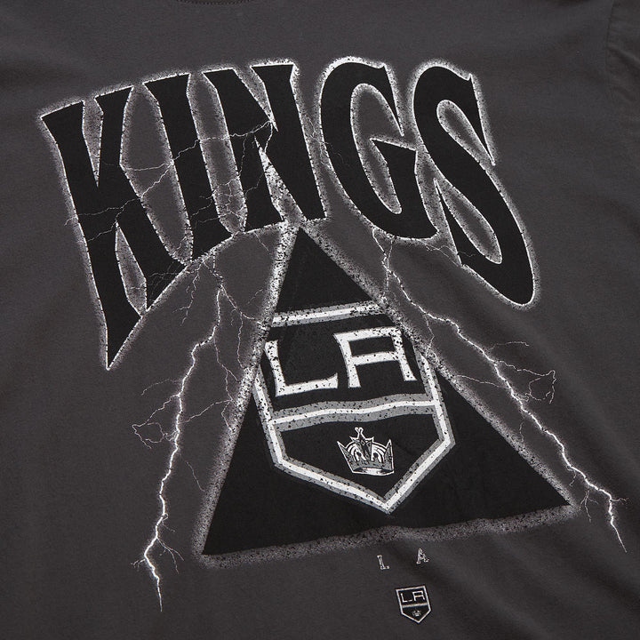 LA Kings Women's Mitchell & Ness NHL Gray Boyfriend T-Shirt
