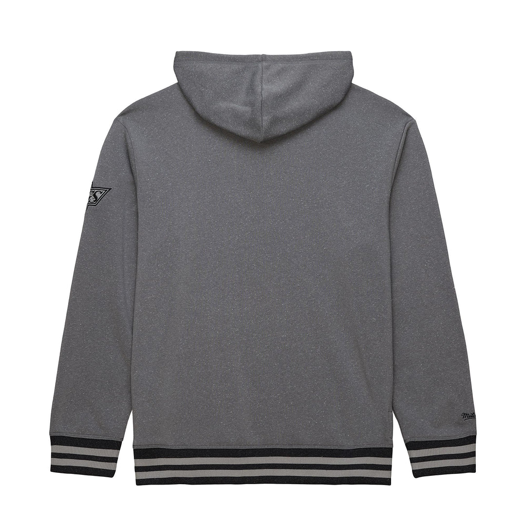 LA Kings Mitchell & Ness NHL Snow Washed Vintage Logo Gray Hoodie