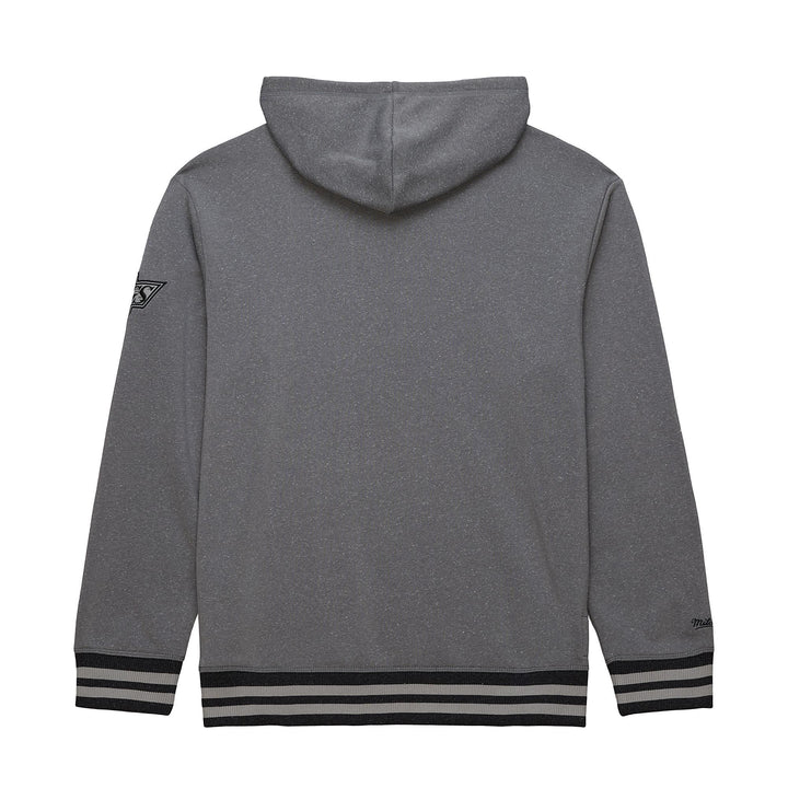 LA Kings Mitchell & Ness NHL Snow Washed Vintage Logo Gray Hoodie
