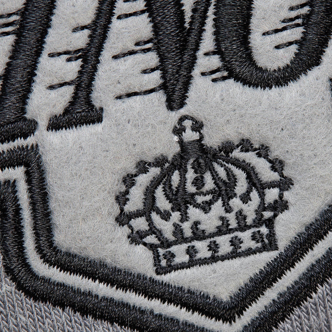 LA Kings Mitchell & Ness NHL Snow Washed Vintage Logo Gray Hoodie