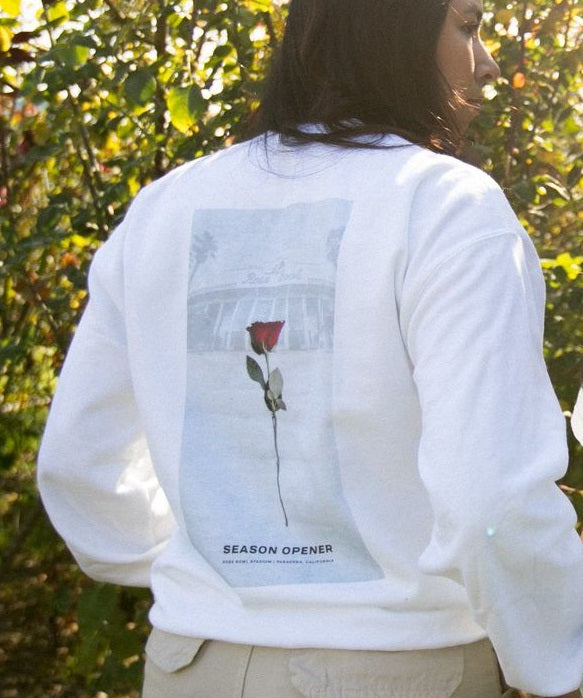 LA Galaxy 2023 Newspaper White Crewneck