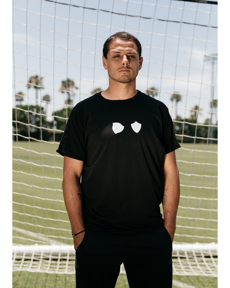 LA GALAXY ORIGINAL RETRO QUASAR NAVY GHOST LOGO TEE T-SHIRT