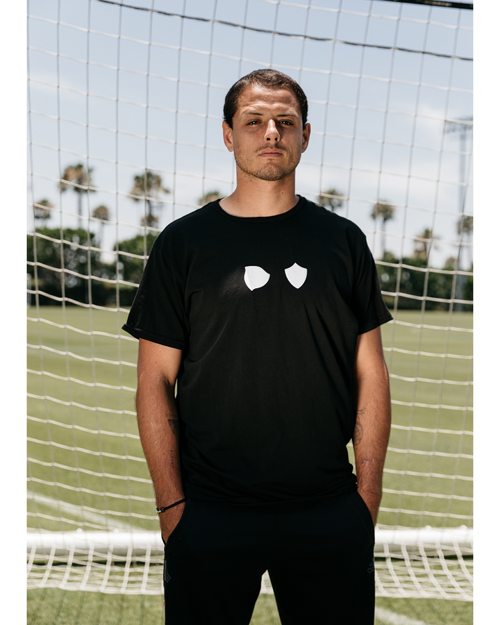 LA GALAXY ORIGINAL RETRO QUASAR NAVY GHOST LOGO TEE T-SHIRT